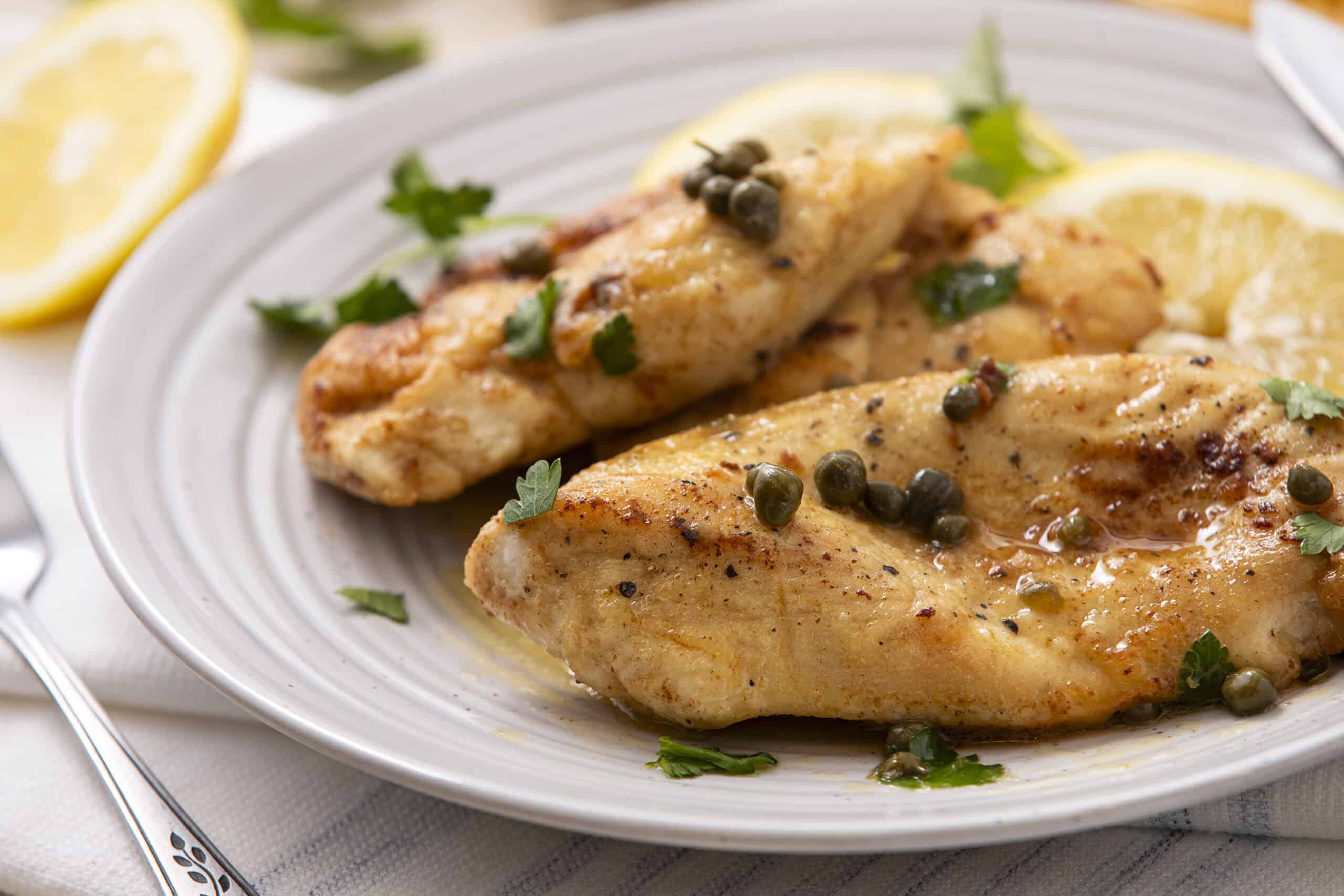 Easy Chicken Piccata - Big Recipe
